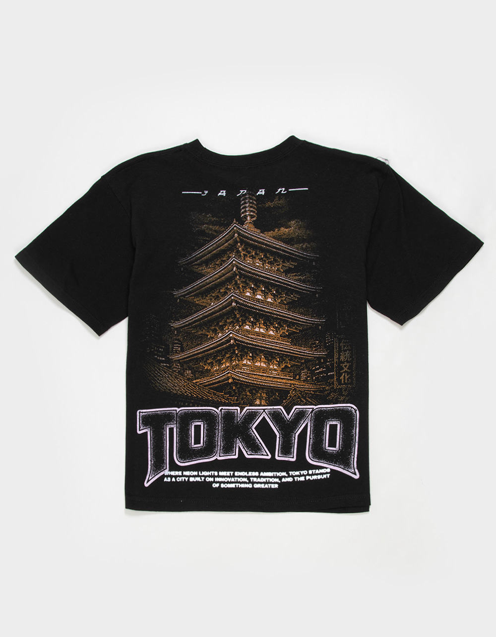 CVLA Tokyo After Dark Boys Tee - BLACK