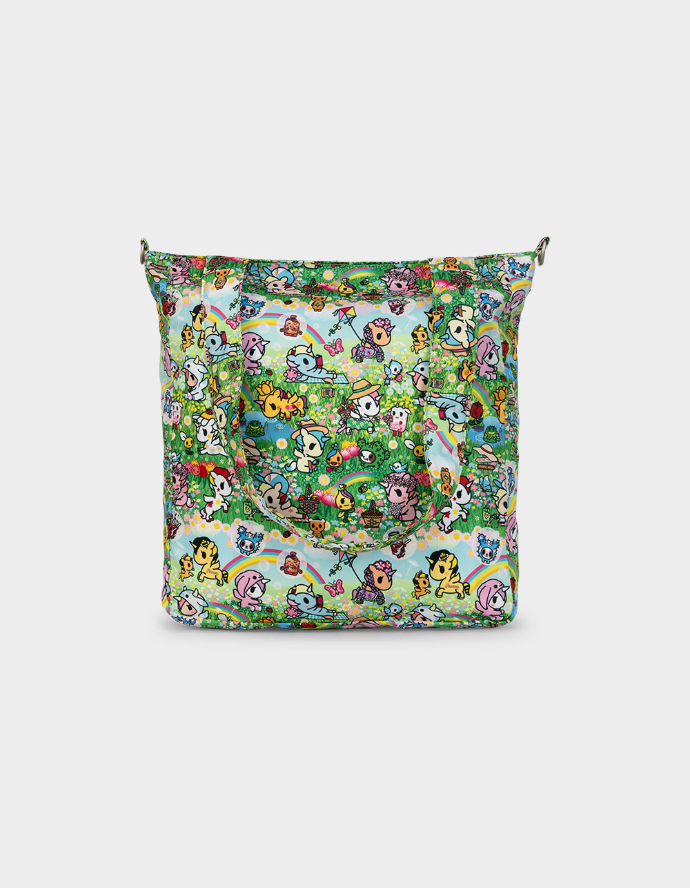 JUJUBE x tokidoki Meadow Blooms Be Light Tote Bag - LT GREEN