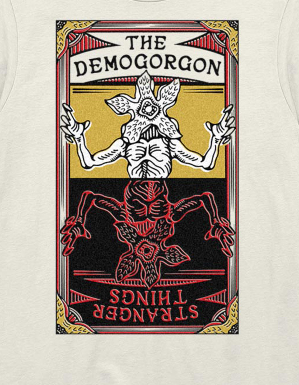 STRANGER THINGS Demogorgon Fate Unisex Tee - NATURAL