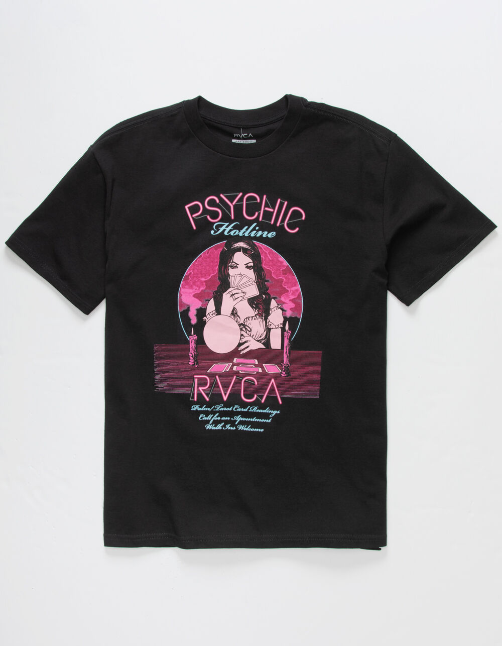 RVCA Psychic Hotline Mens Tee - BLACK | Tillys
