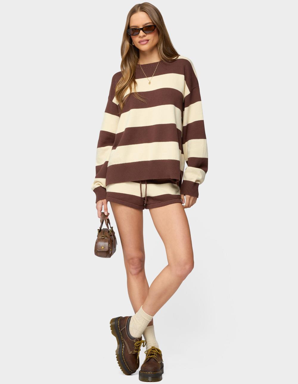 EDIKTED Riley Oversized Striped Sweater