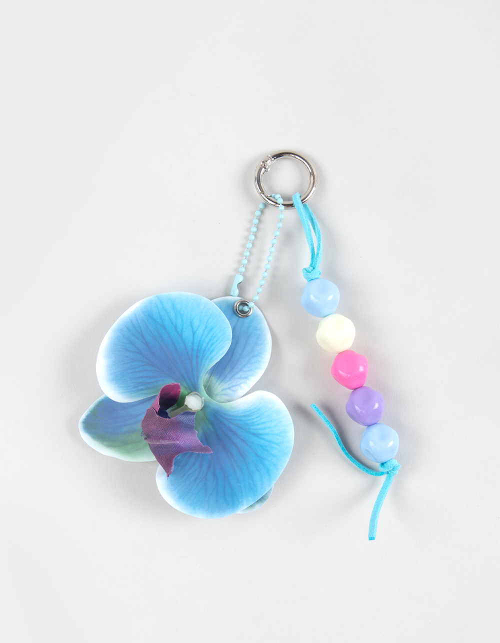 FULL TILT Orchid Bag Charm - BLUE COMBO