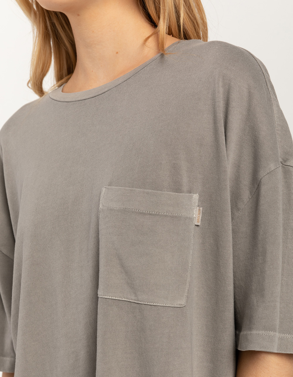 BRIXTON Carefree Womens Pocket Tee BLACK Tillys