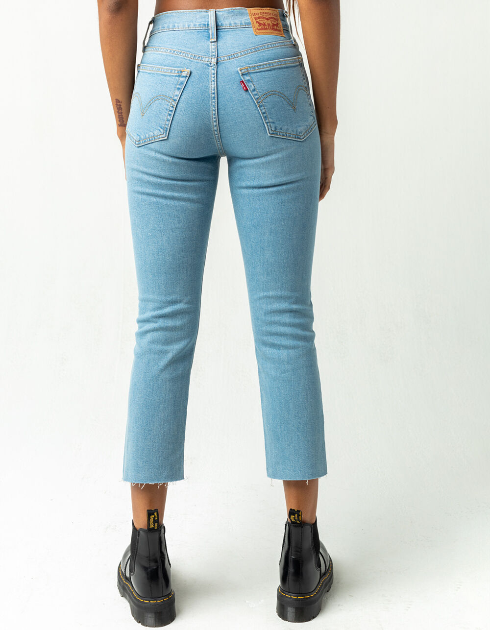 LEVI'S Wedgie Straight Womens Jeans - LIGHT WASH | Tillys