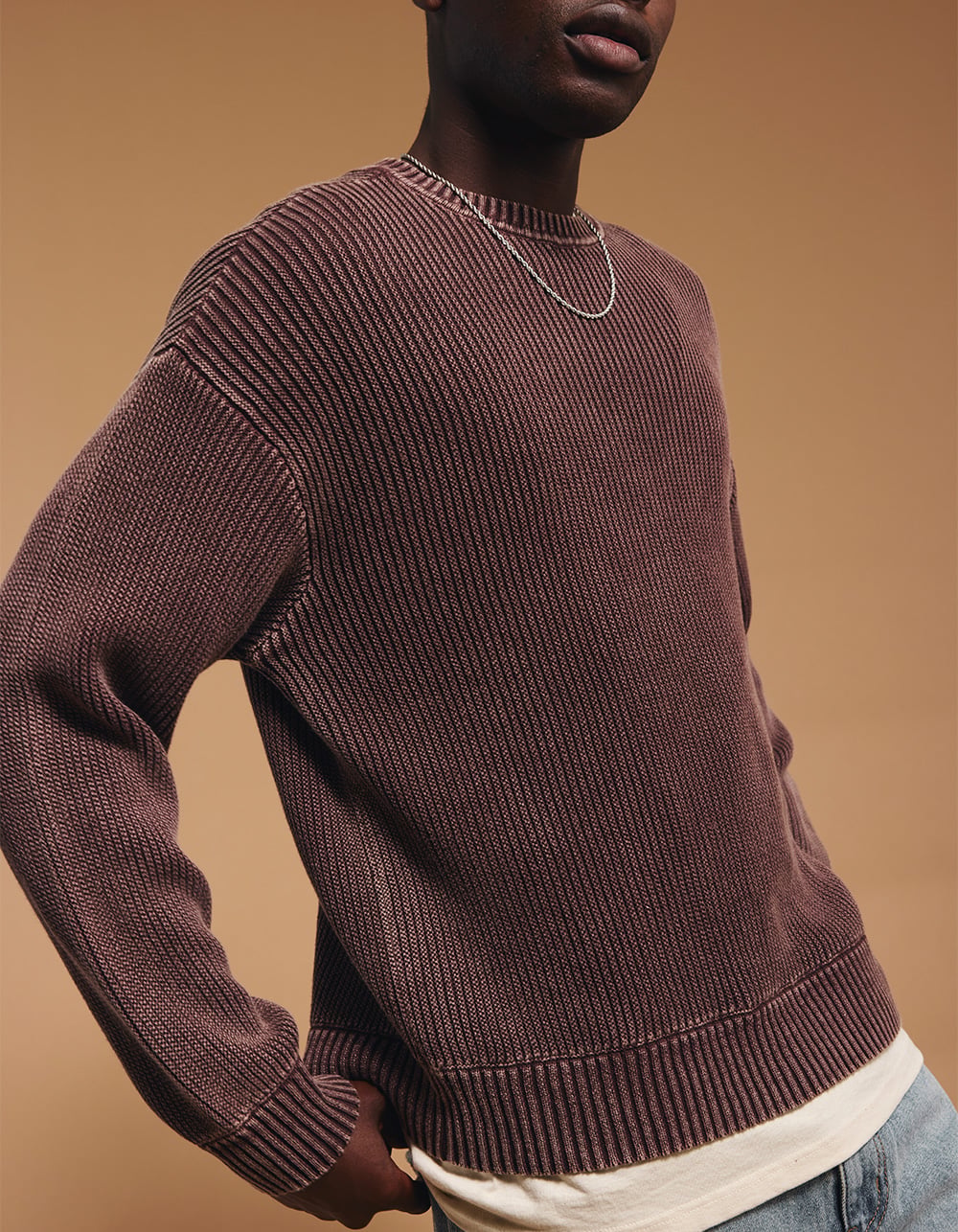 RSQ Mens Sweater - BROWN