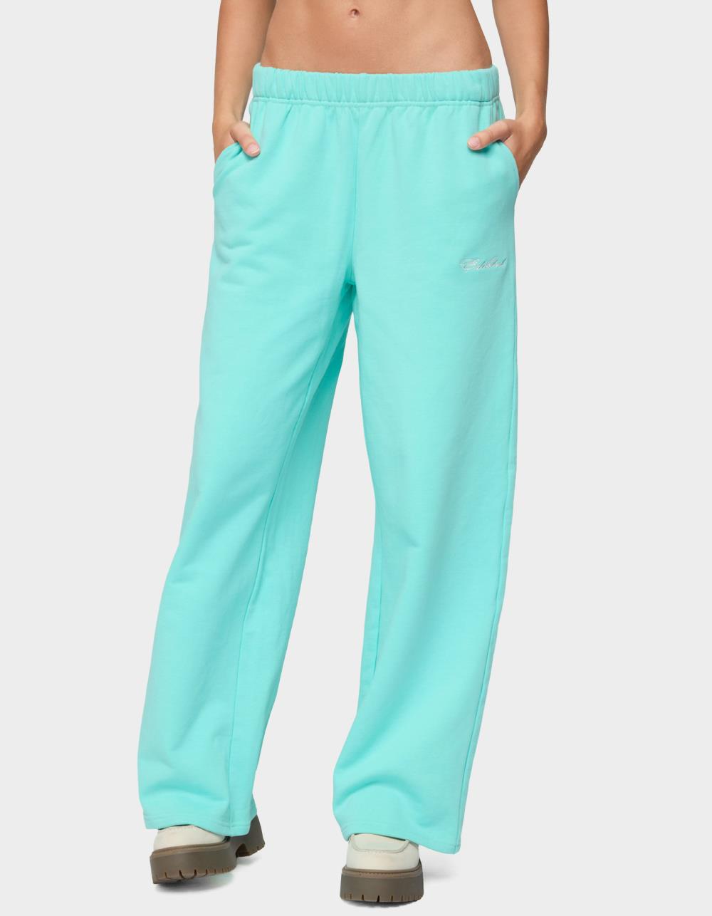 Edikted Only Straight Leg Sweatpants - BLUE