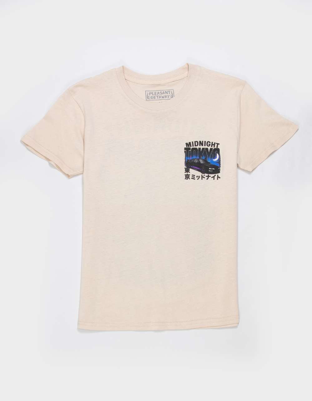 PLEASANT GETAWAY Midnight Tokyo Boys Tee - SAND