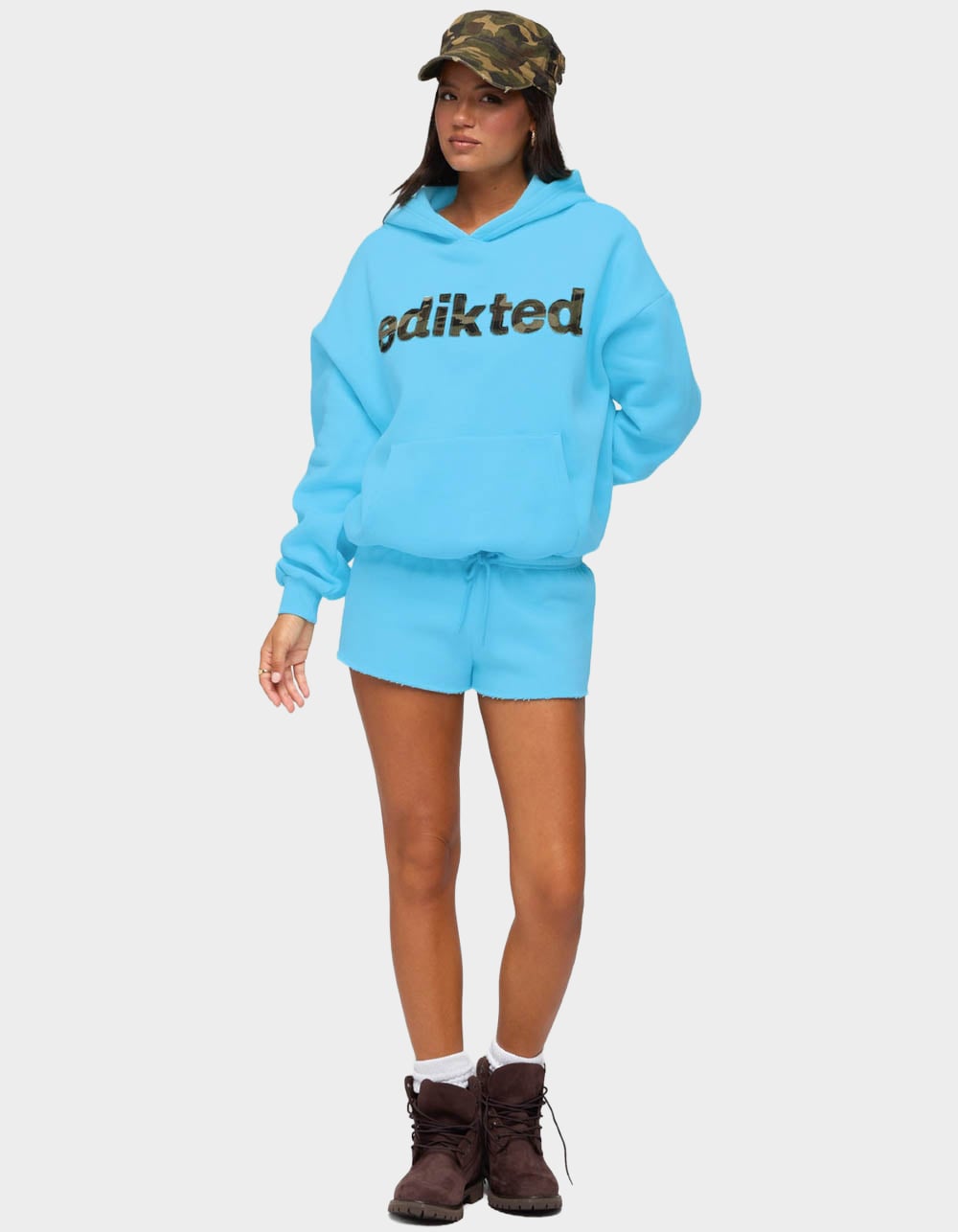 Edikted Cutie Hoodie - BLUE