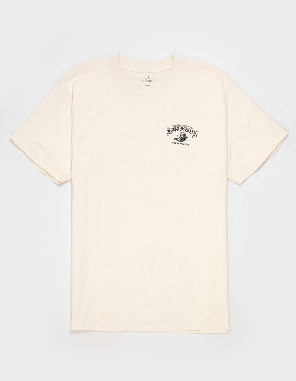 BRIXTON Borough Mens Tee - CREAM