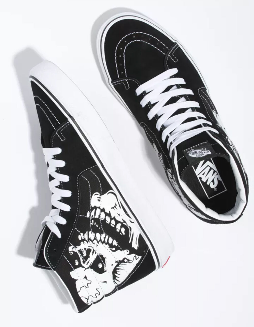 VANS TM Glow Skulls Sk8-Hi Shoes - BLACK/WHITE | Tillys