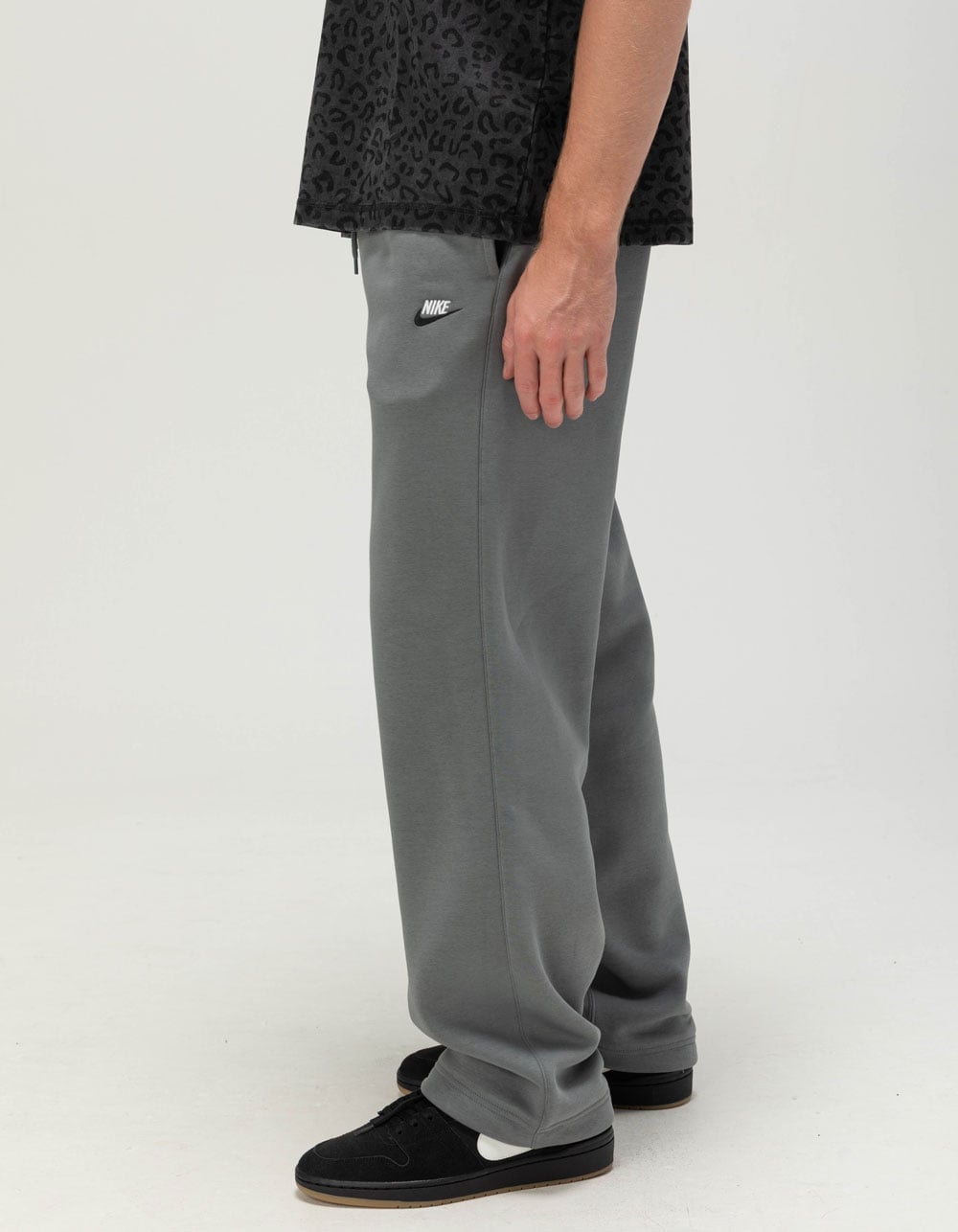 NIKE Sportswear Club Fleece Mens Bungee Pants - HEATHER GRAY
