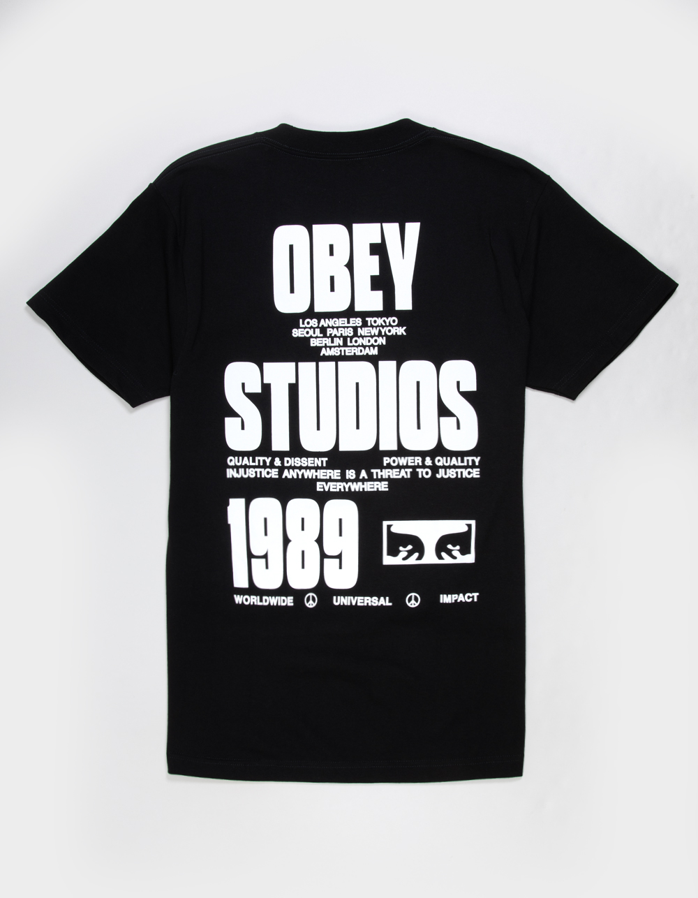 OBEY Stamped Mens Tee - BLACK