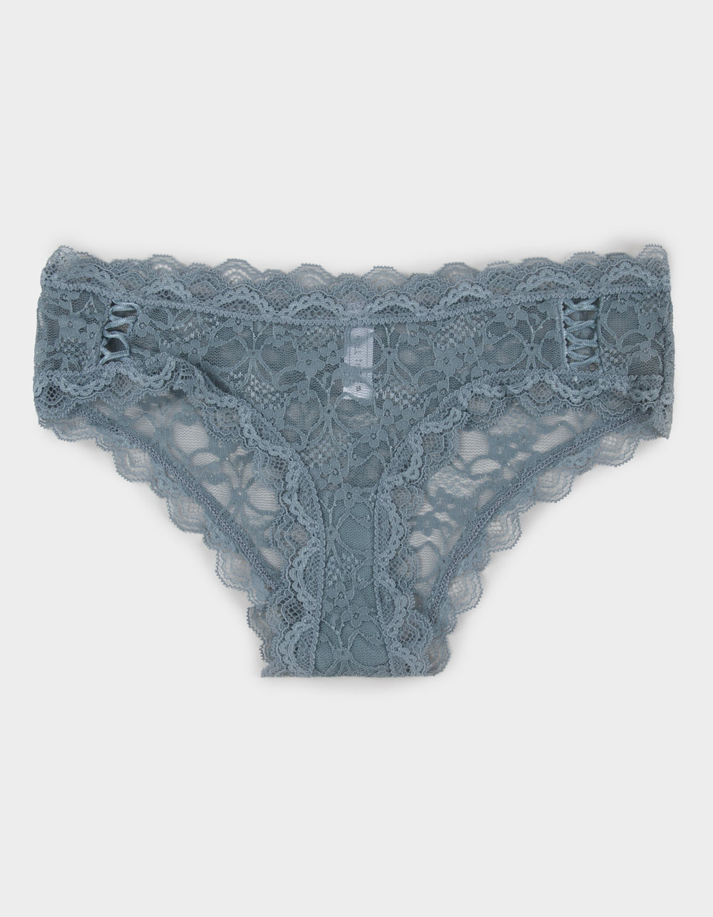 FULL TILT Allover Lace Up Hipster Panties