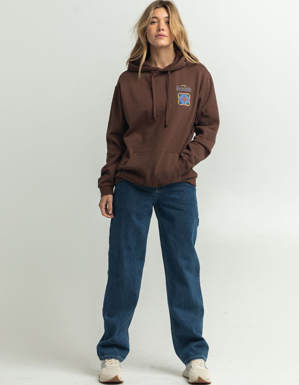 MODELO Womens Hoodie - DARK BROWN | Tillys