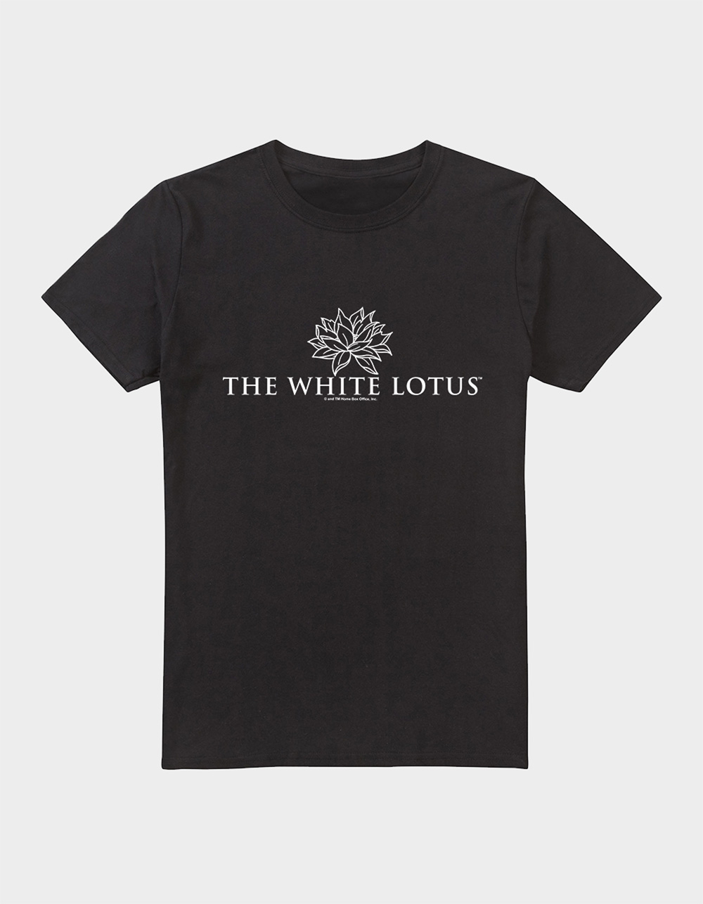 THE WHITE LOTUS Logo Mens Tee - BLACK