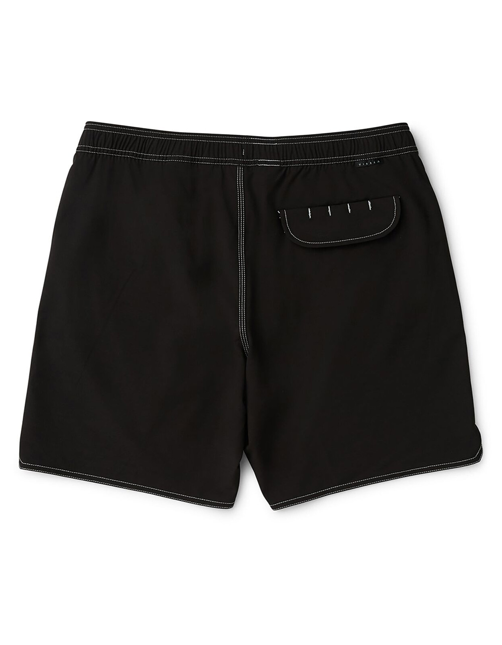 VISSLA Solid Sets Ecolastic Mens 17.5" Volley Shorts - BLACK