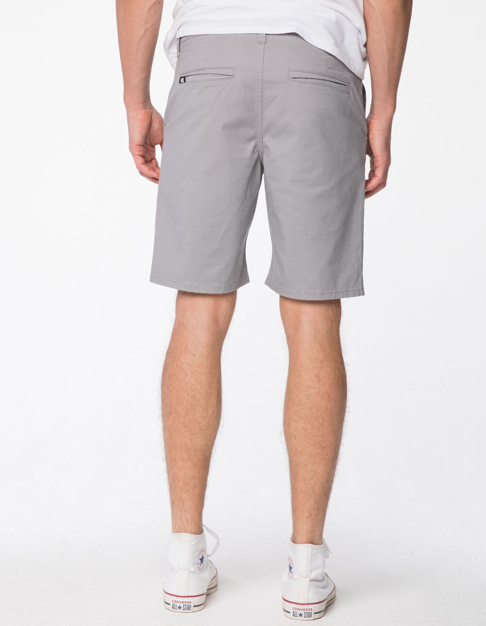 RSQ Mid Length Mens Gray Chino Shorts GRAY Tillys