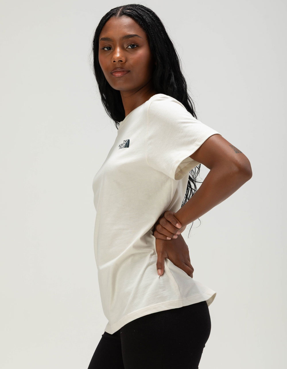 THE NORTH FACE Sibi Floral Womens Tee - WHITE