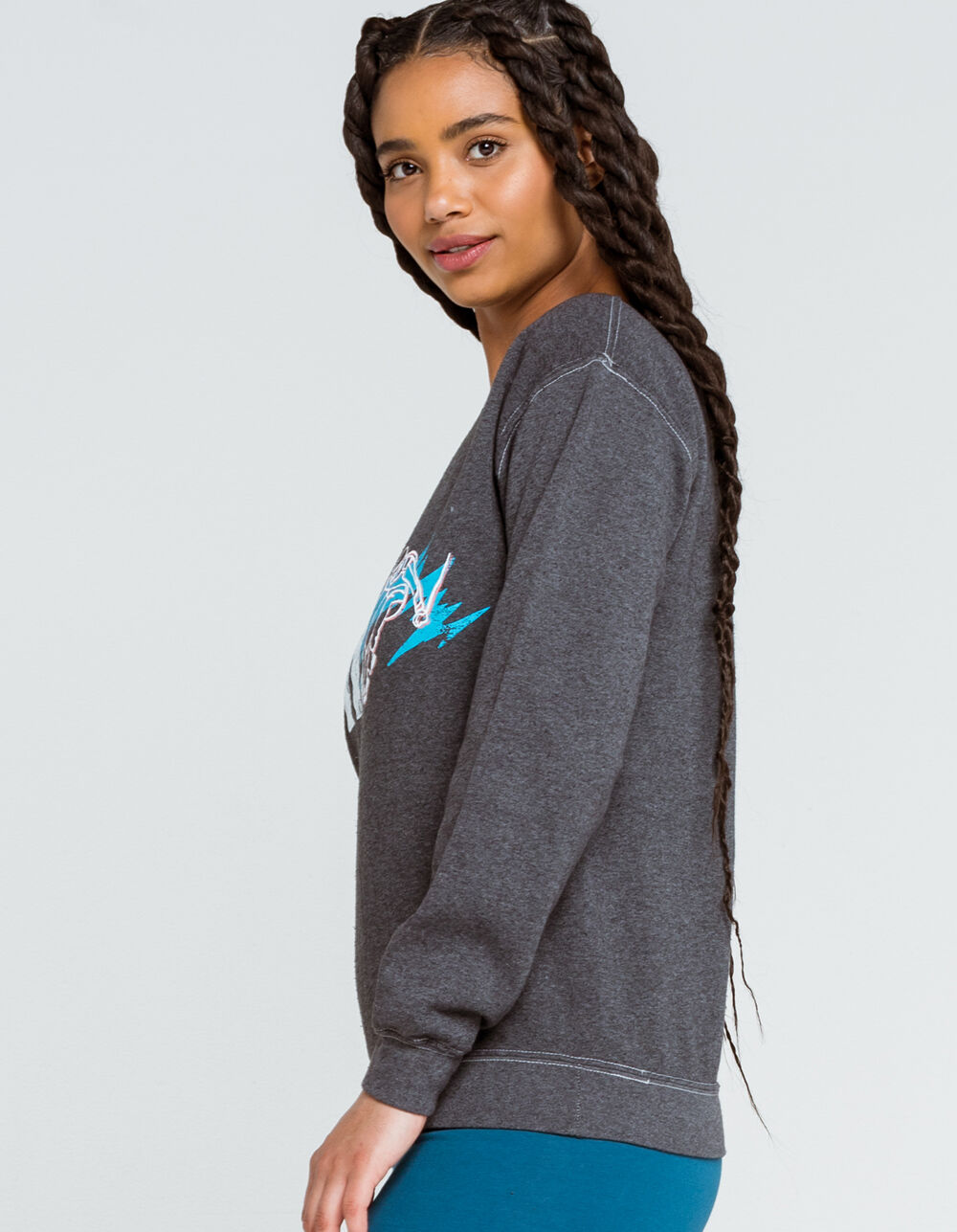 FULL TILT Ski Womens Sweatshirt GRAY Tillys