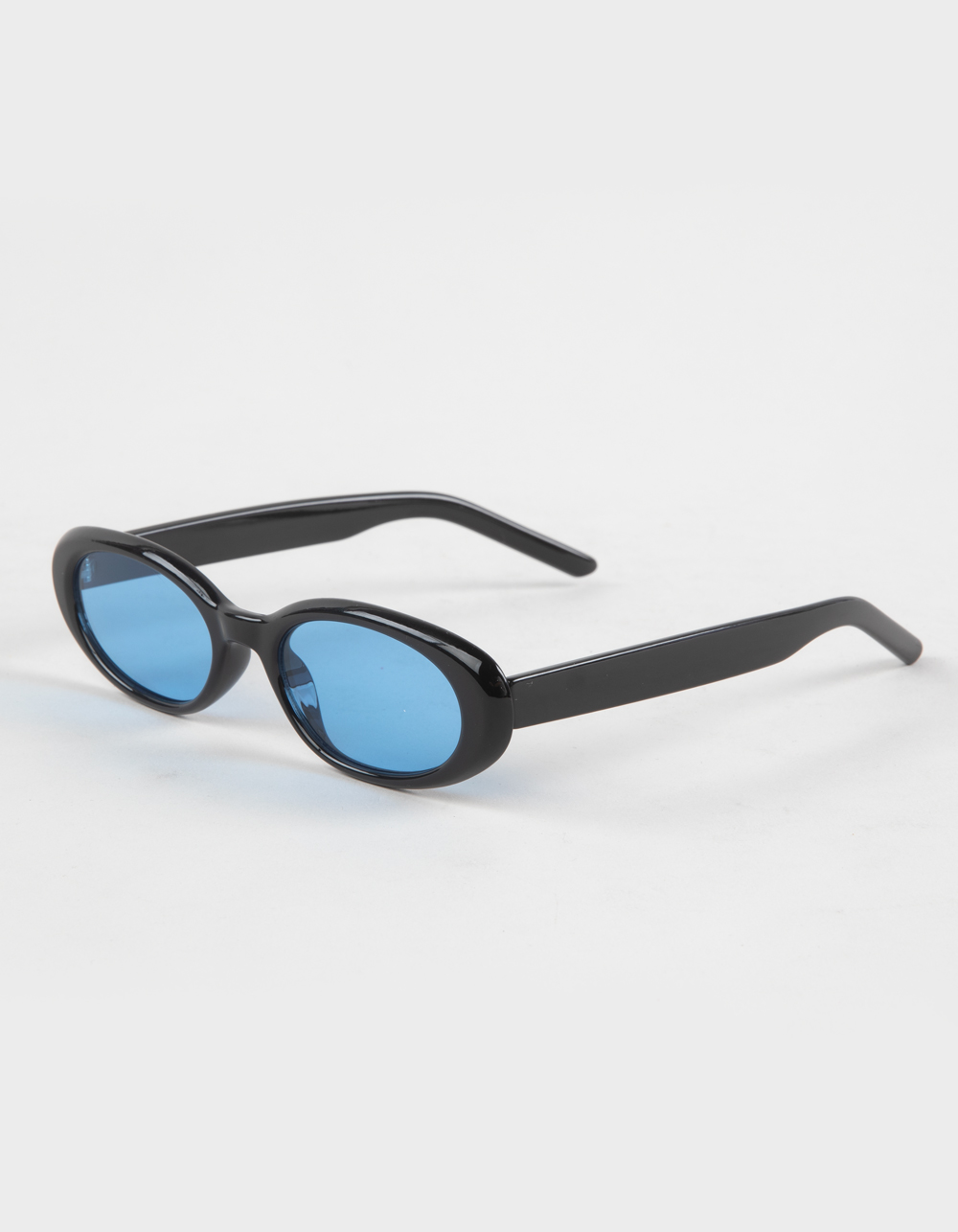 RSQ Oval Plastic Sunglasses - BLACK