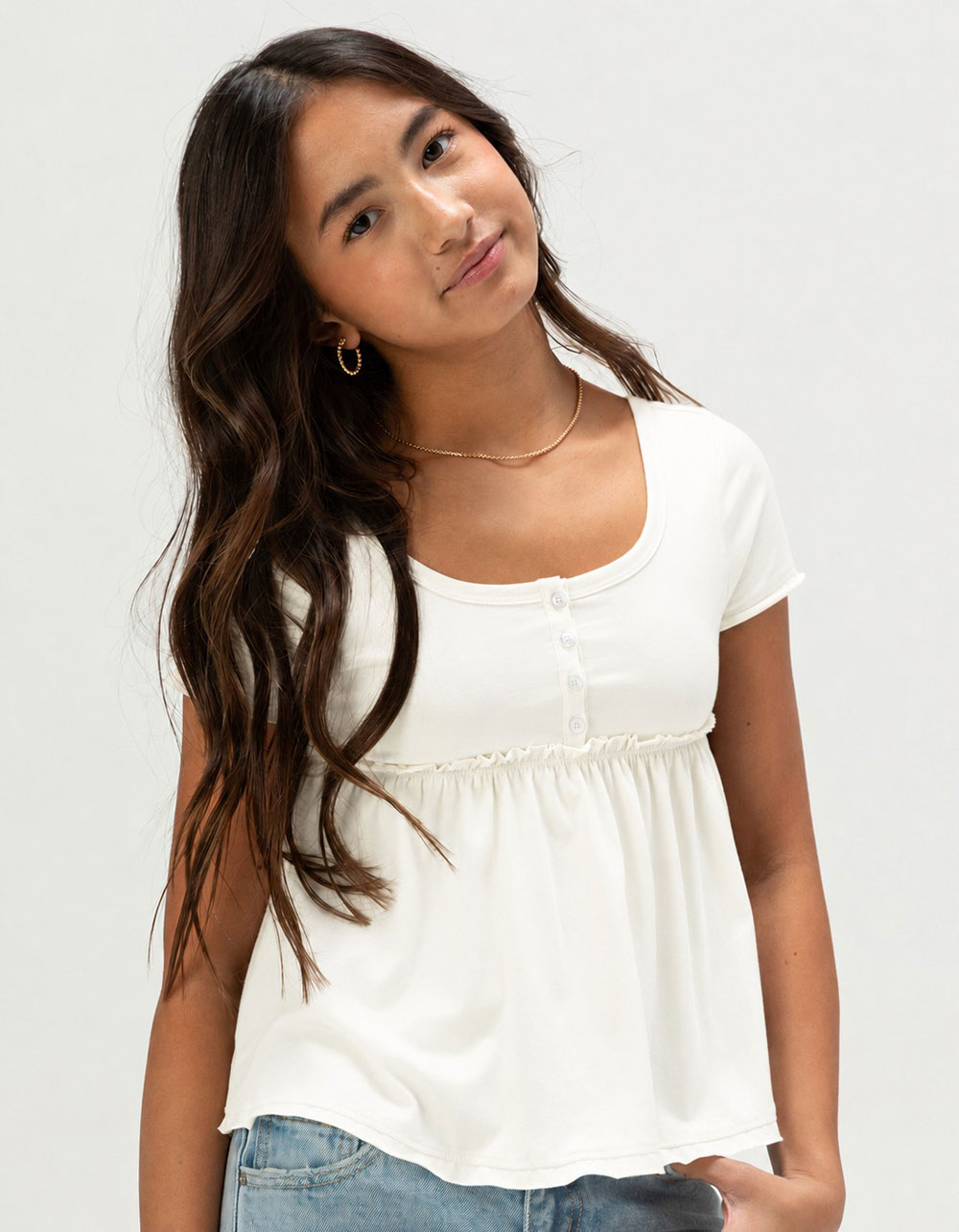 RSQ Girls Babydoll Top