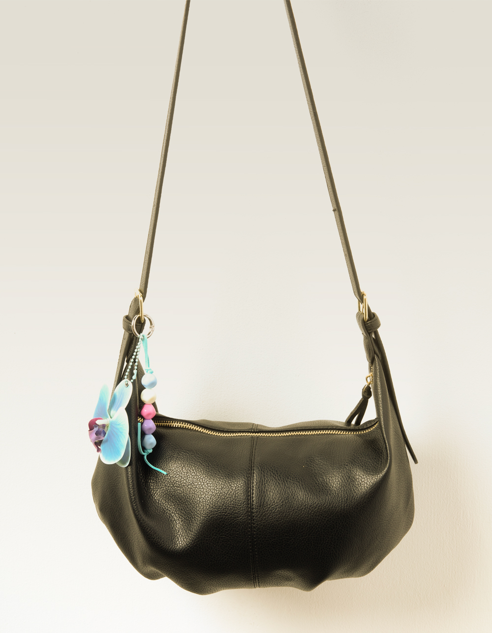 FULL TILT Orchid Bag Charm - BLUE COMBO