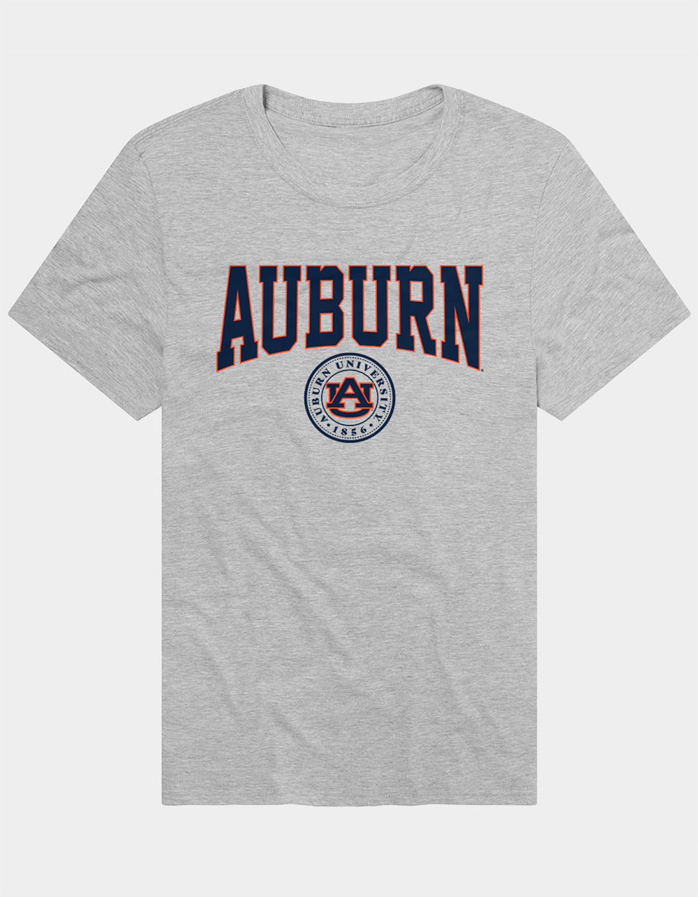 AUBURN UNIVERSITY Collegiate Seal Mens Tee - HEATHER GRAY