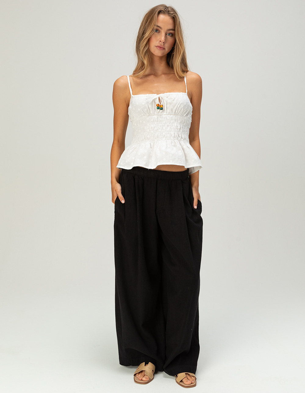 RHYTHM Gigi Womens Top - WHITE