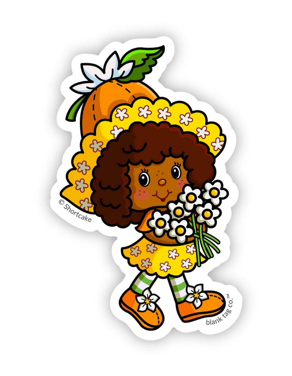 BLANK TAG CO. The Orange Blossom Sticker