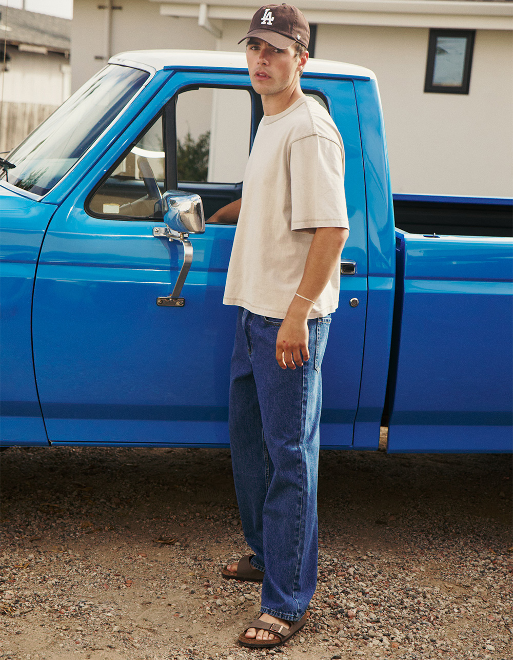 RSQ Mens Baggy Jeans - MEDIUM INDIGO