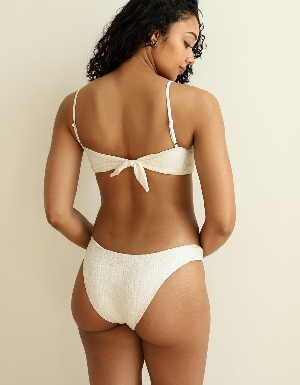 DIPPIN' DAISY'S North Shore Cheeky Bikini Bottom - NATURAL