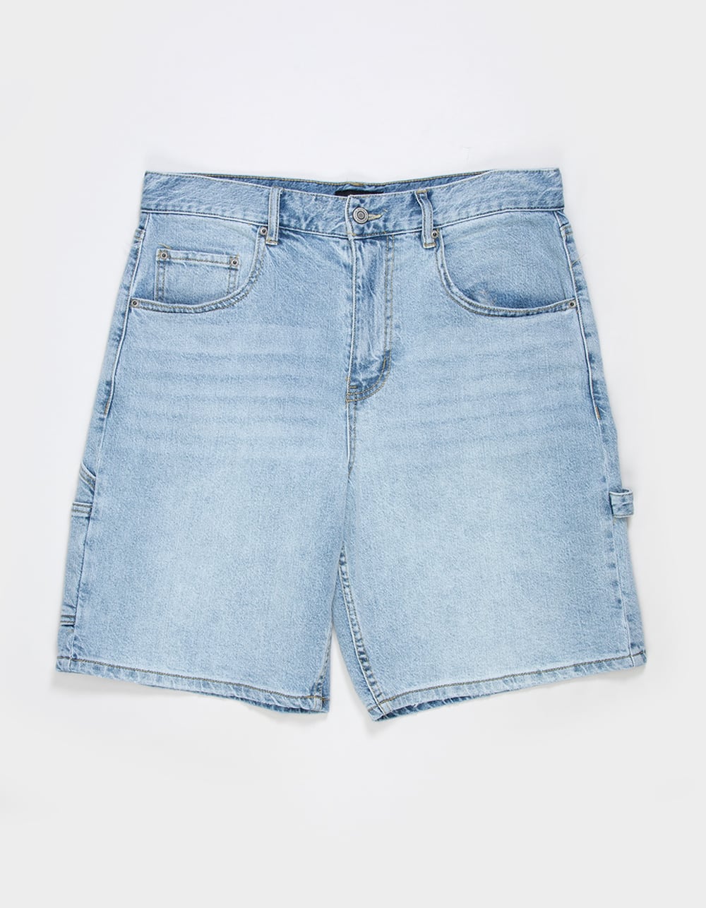 RSQ Mens Loose Carpenter Jorts - LIGHT WASH