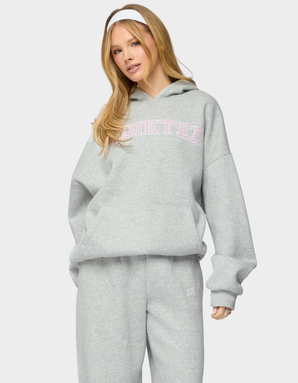 Edikted Lover Oversized Hoodie - GRAY