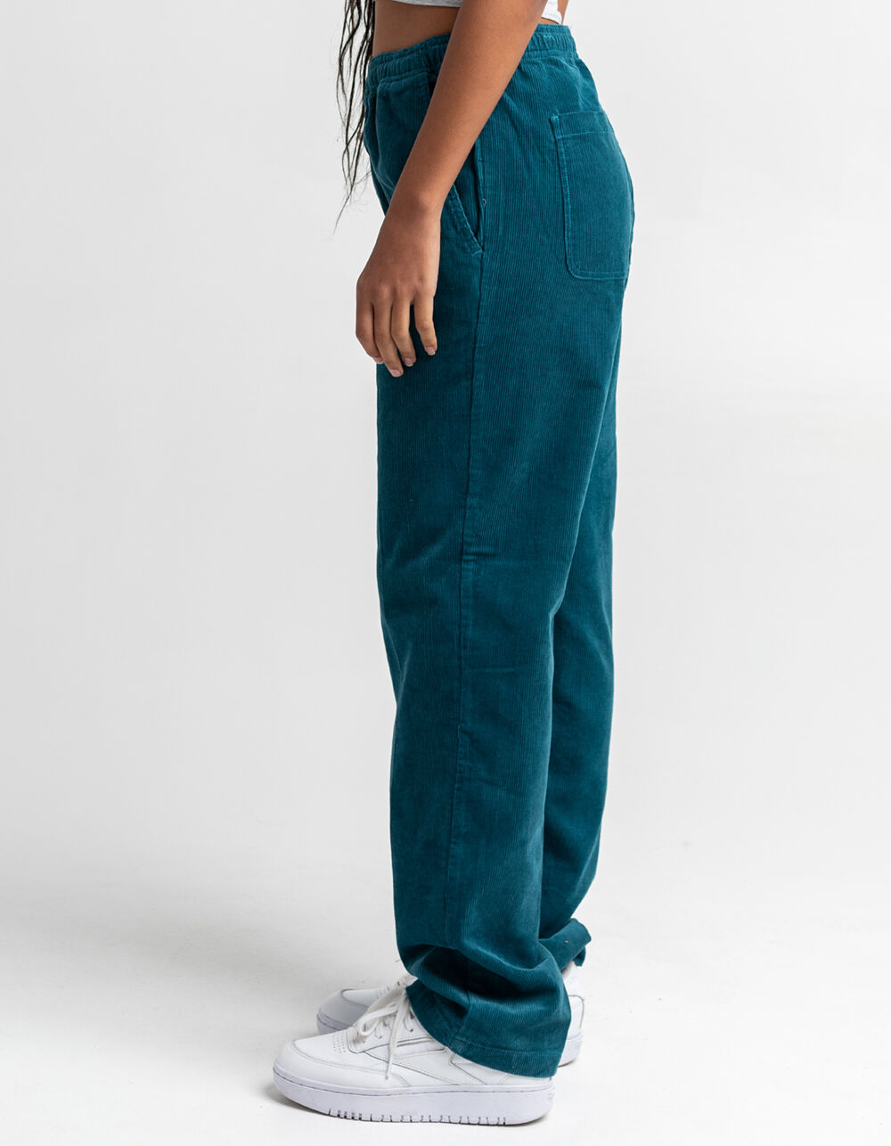 OBEY Loma Womens Corduroy Pants - OCEAN 