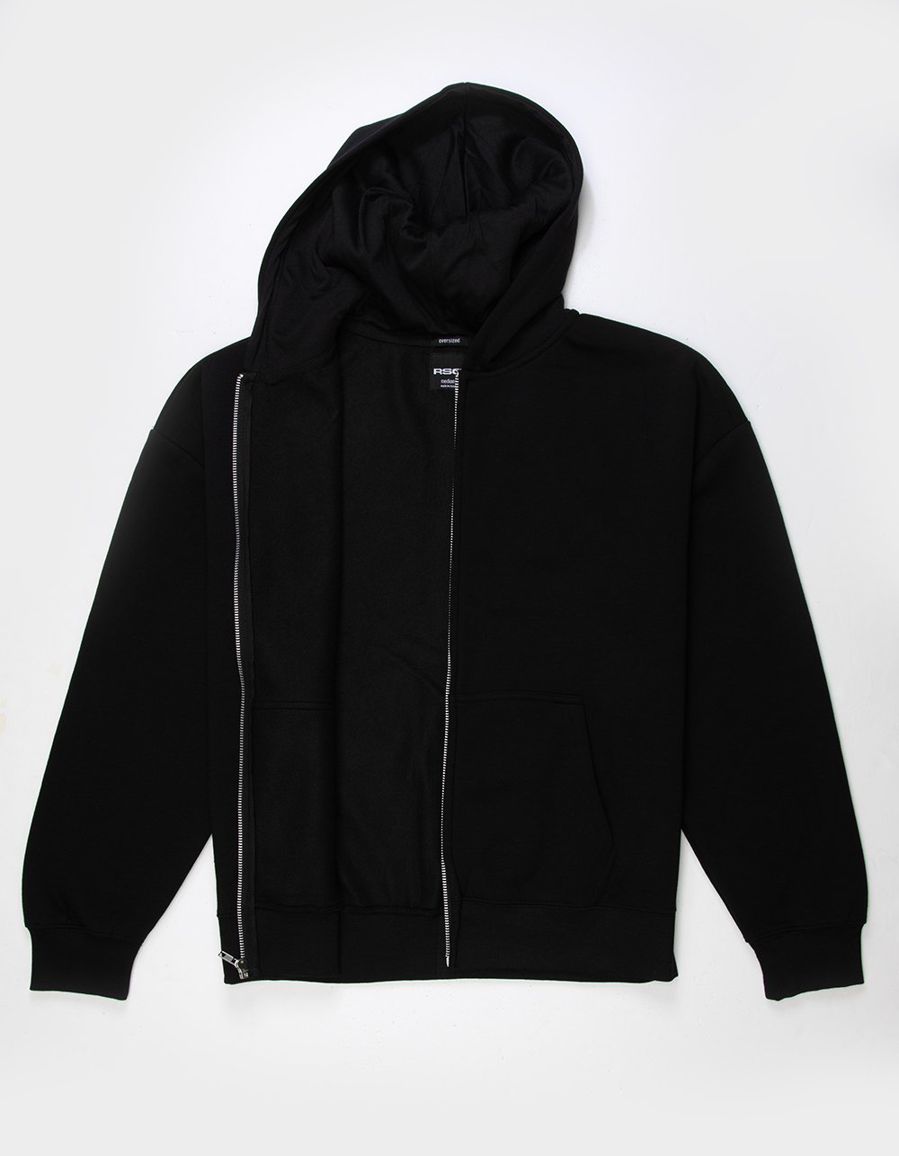 RSQ Mens Oversized Zip-Up Hoodie