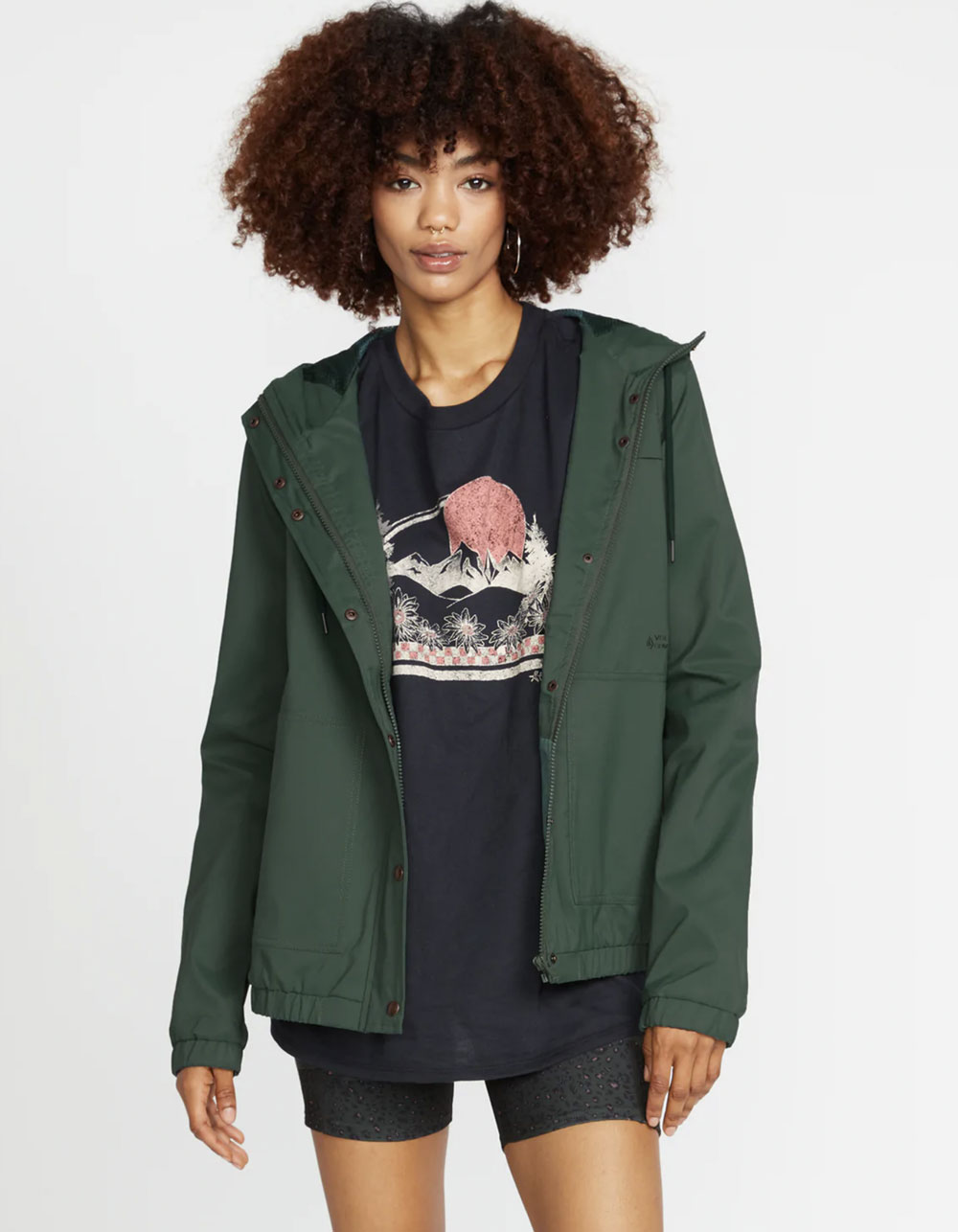VOLCOM Enemy Stone Womens Windbreaker 