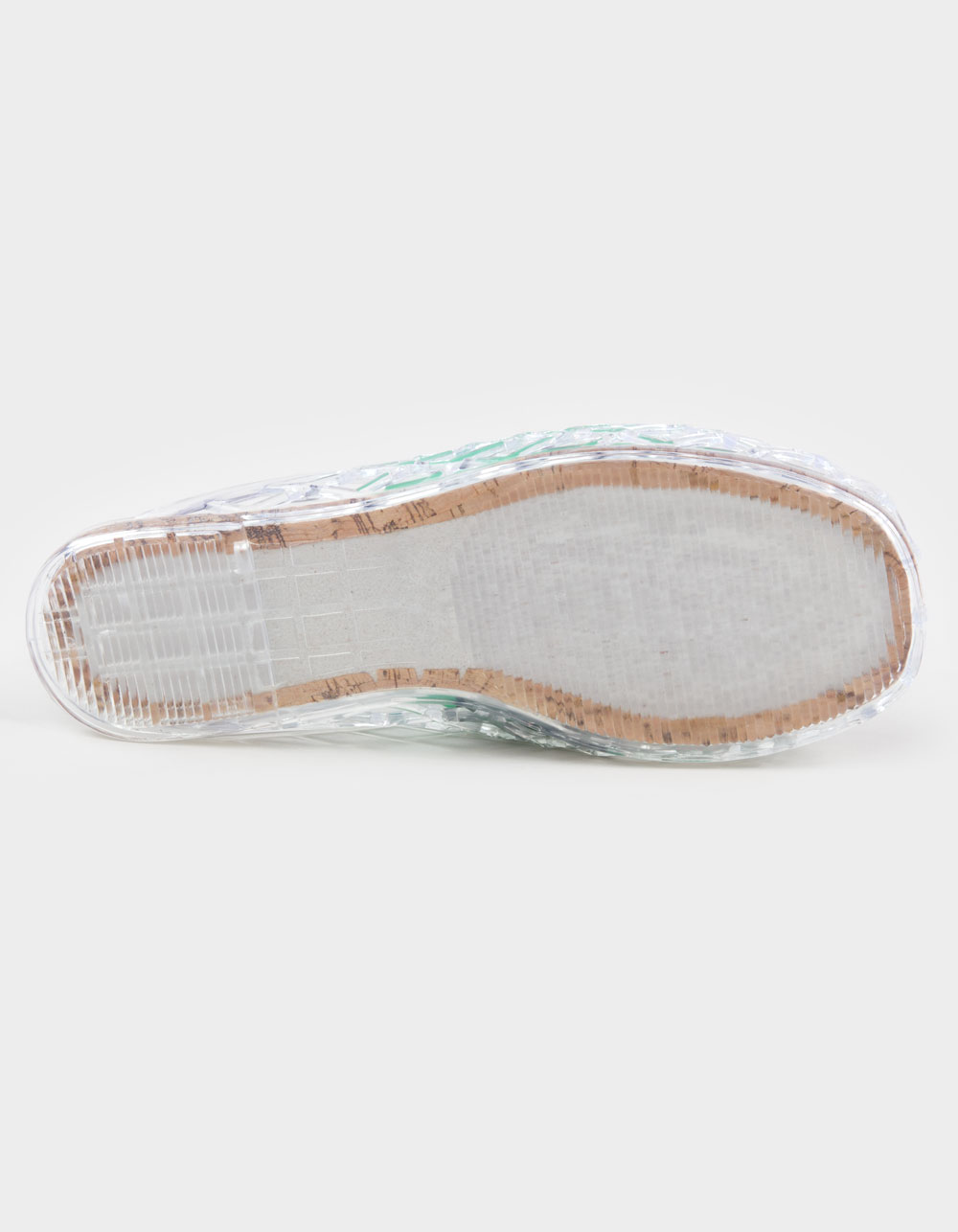 MIA Darby Jelly Womens Mules - CLEAR
