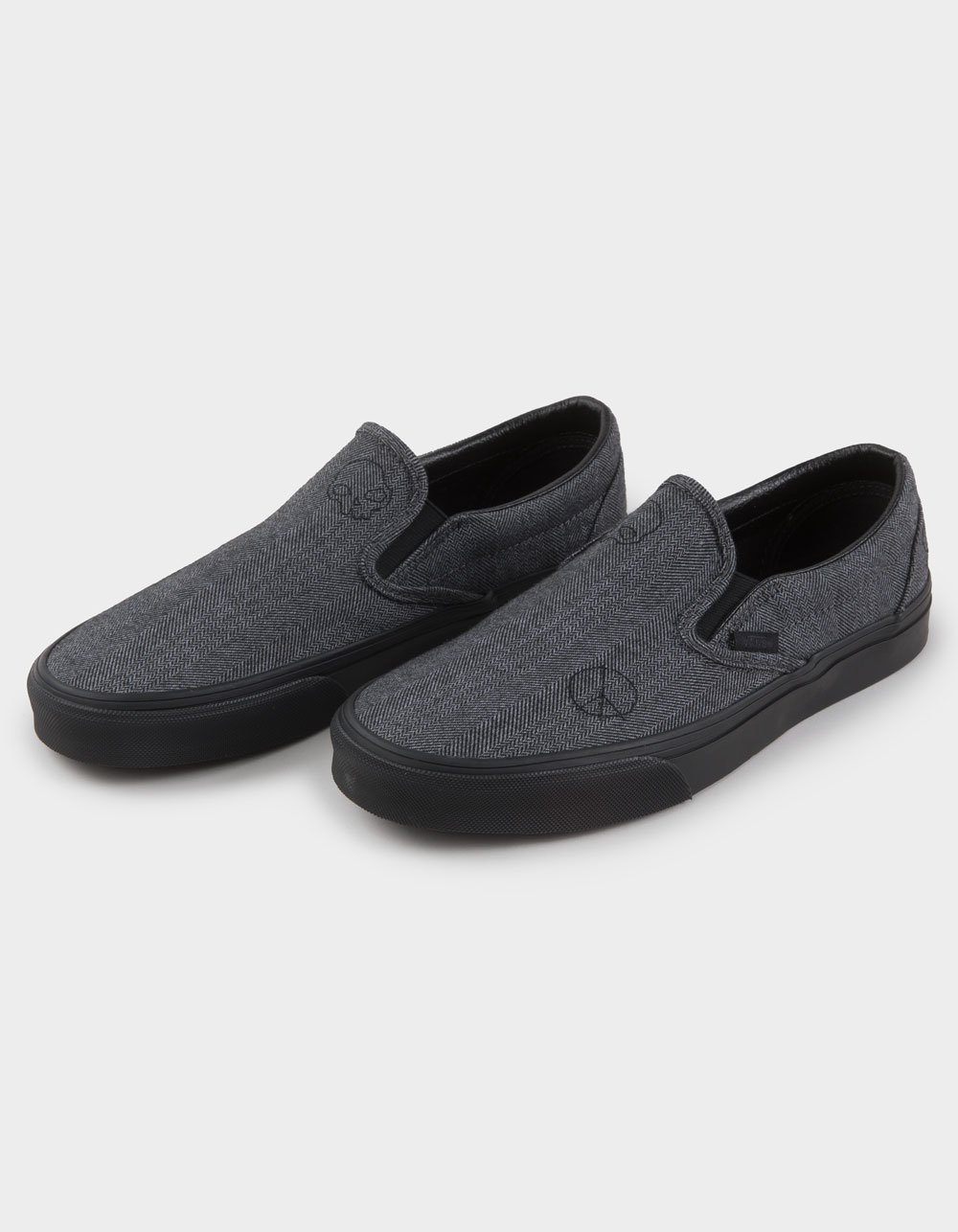 VANS Classic Slip-On Shoes - GRAY/BLACK