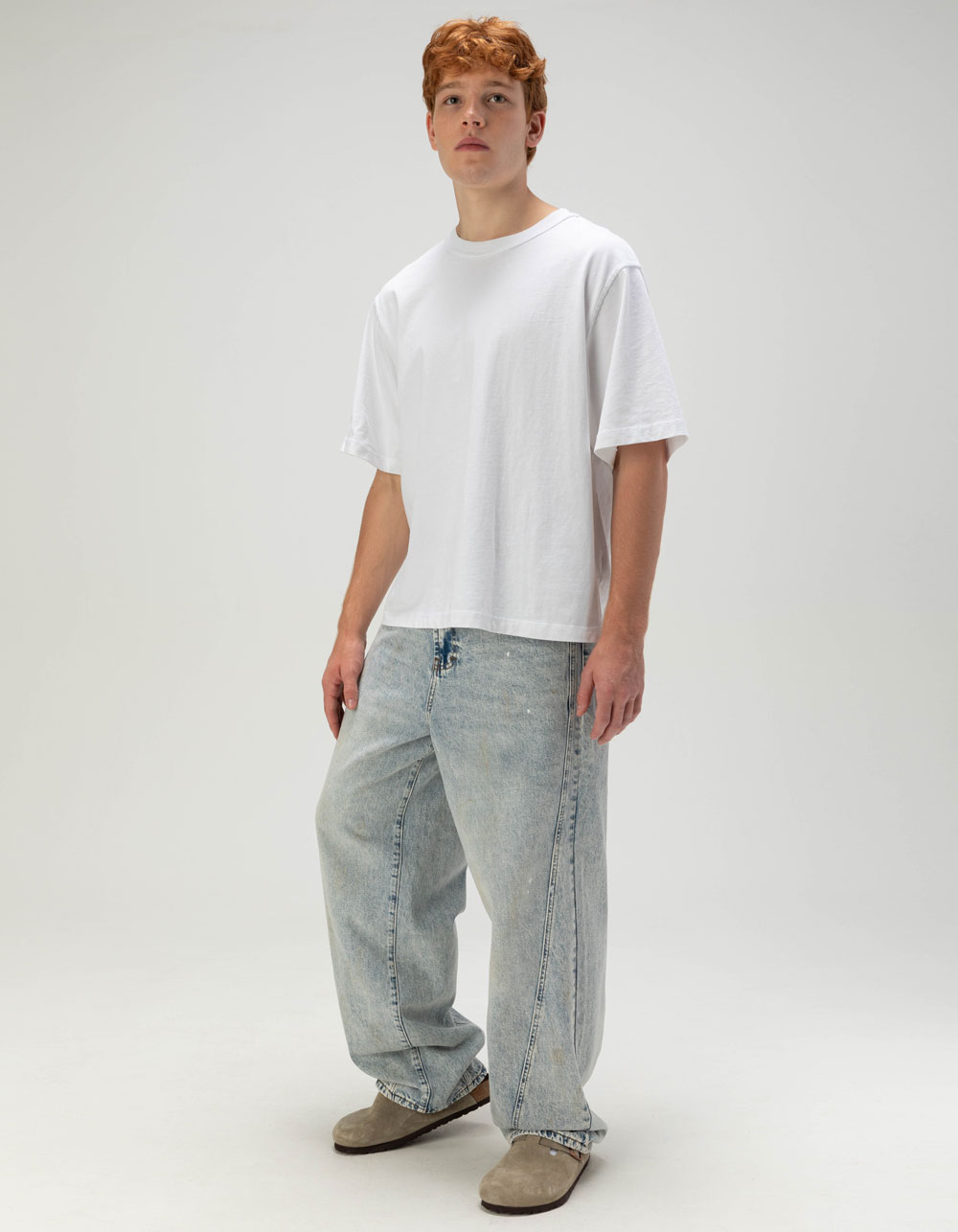 RSQ Mens Extra Baggy Jeans - LIGHT INDIGO