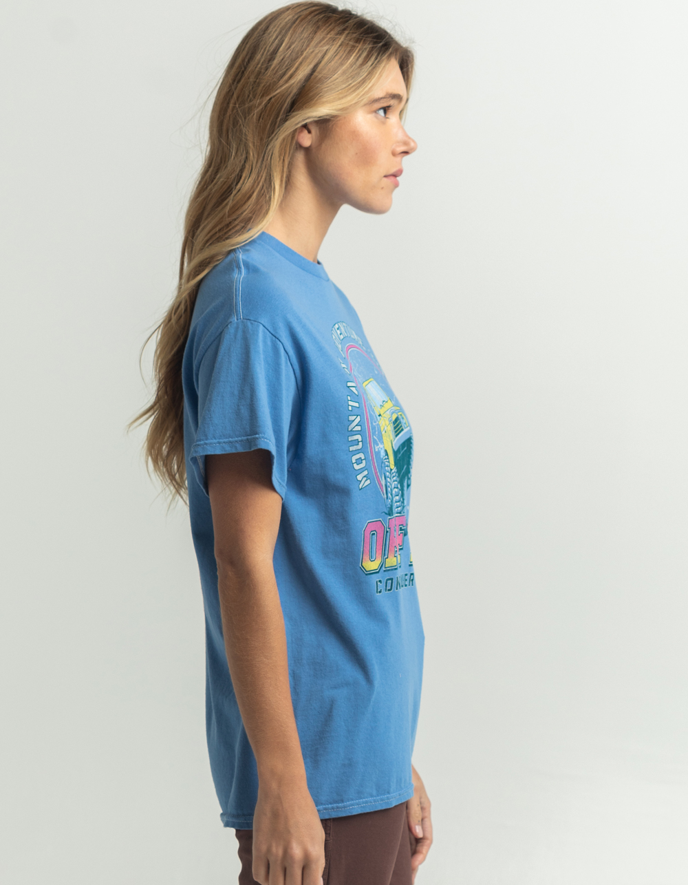 FULL TILT Off Road Adventure Womens Tee BLUE Tillys