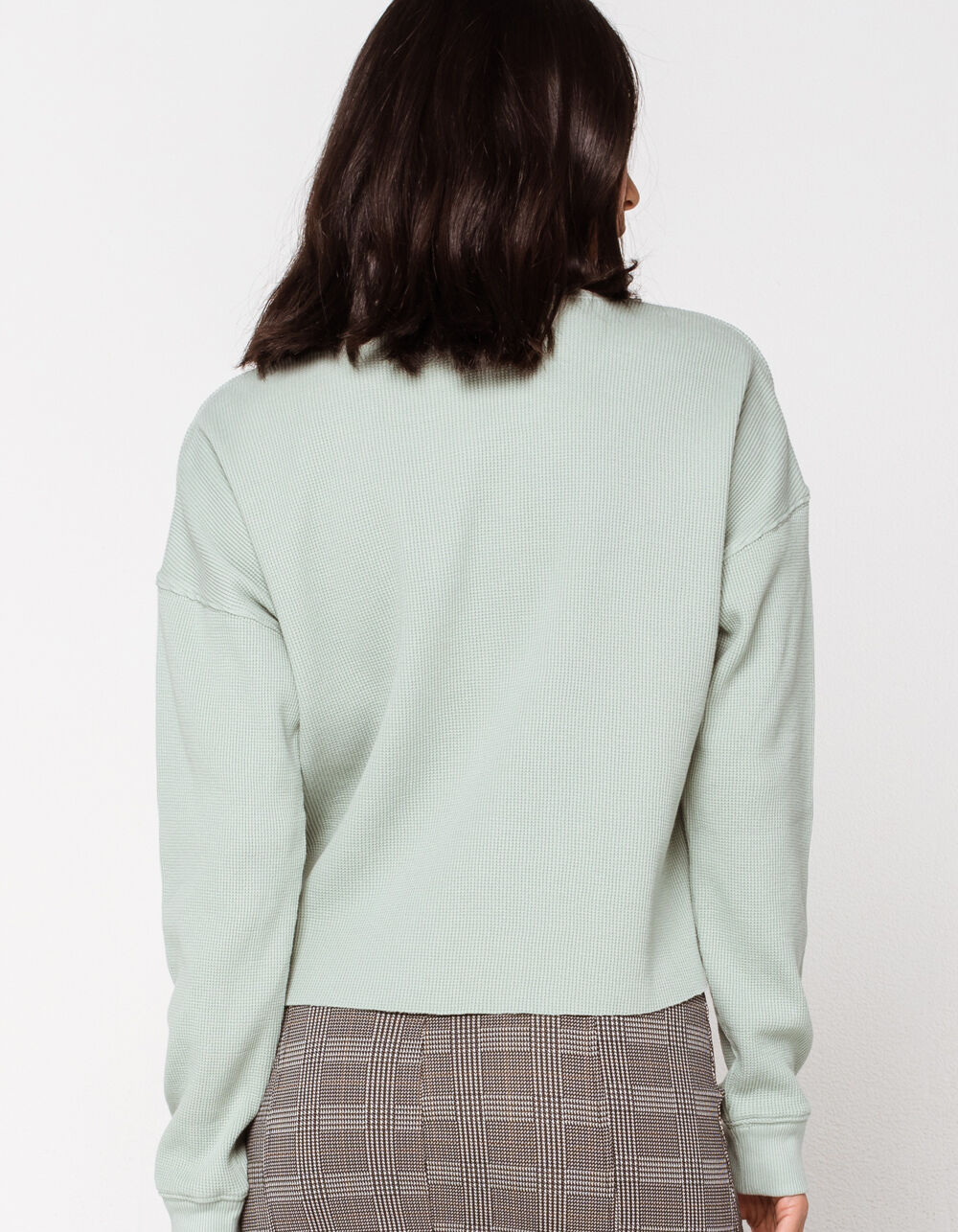 IVY & MAIN Thermal Sage Womens Pullover - SAGE | Tillys