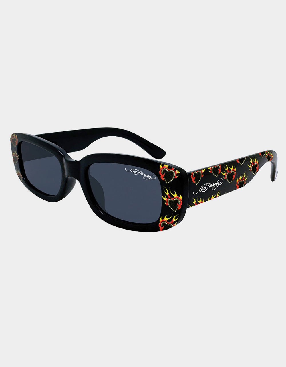 ED HARDY Burnin Love Sunglasses - BLACK