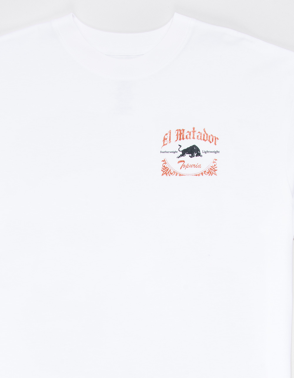 UFC Topuria El Matador Mens Boxy Tee - WHITE