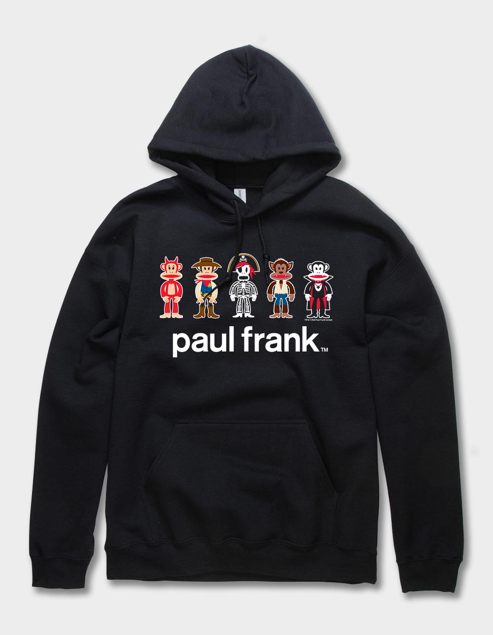 PAUL FRANK Halloween Crew Unisex Hoodie - BLACK