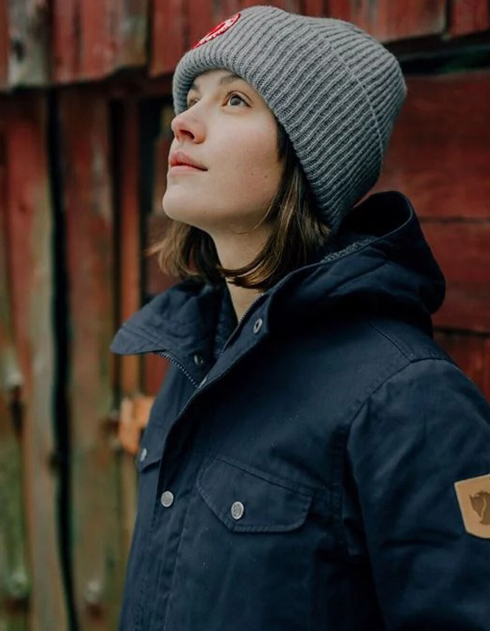 FJALLRAVEN 1960 Logo Beanie - BLACK 