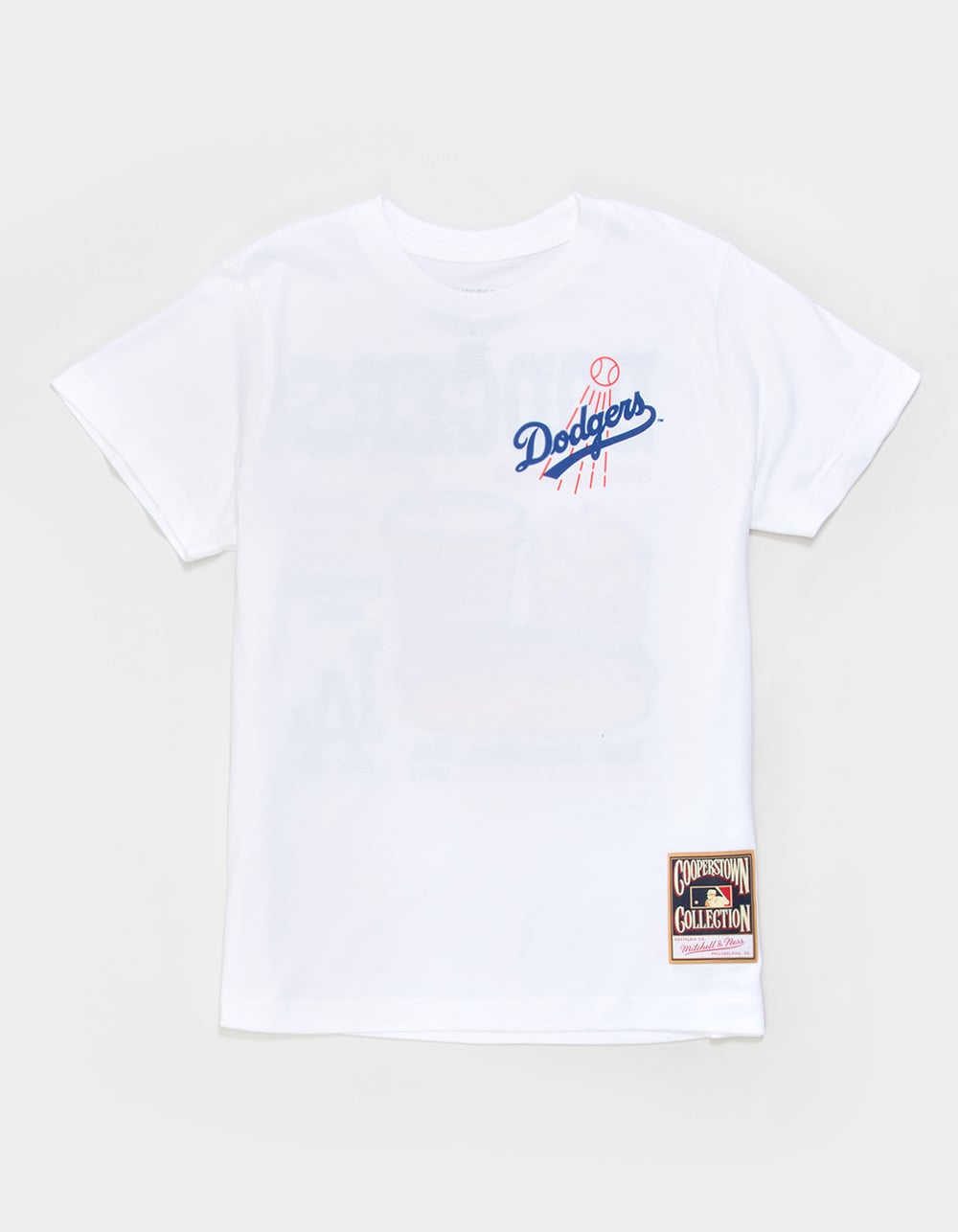 MITCHELL & NESS Famous Dodger Dogs Boys Tee - WHITE
