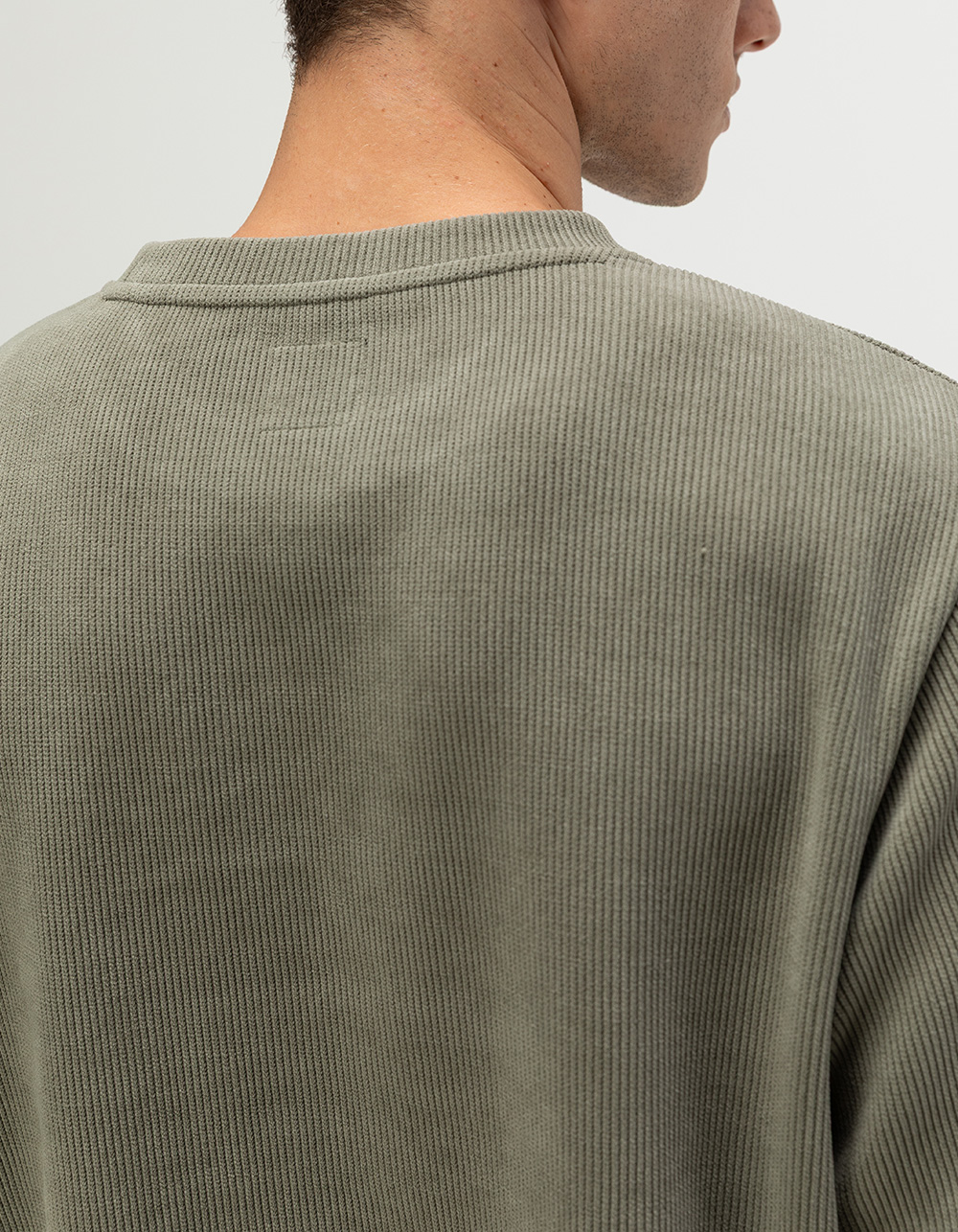 RSQ Mens Textured Tee - OLIVE