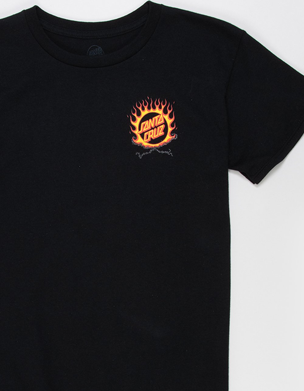 SANTA CRUZ Forging Dot Boys Tee - BLACK