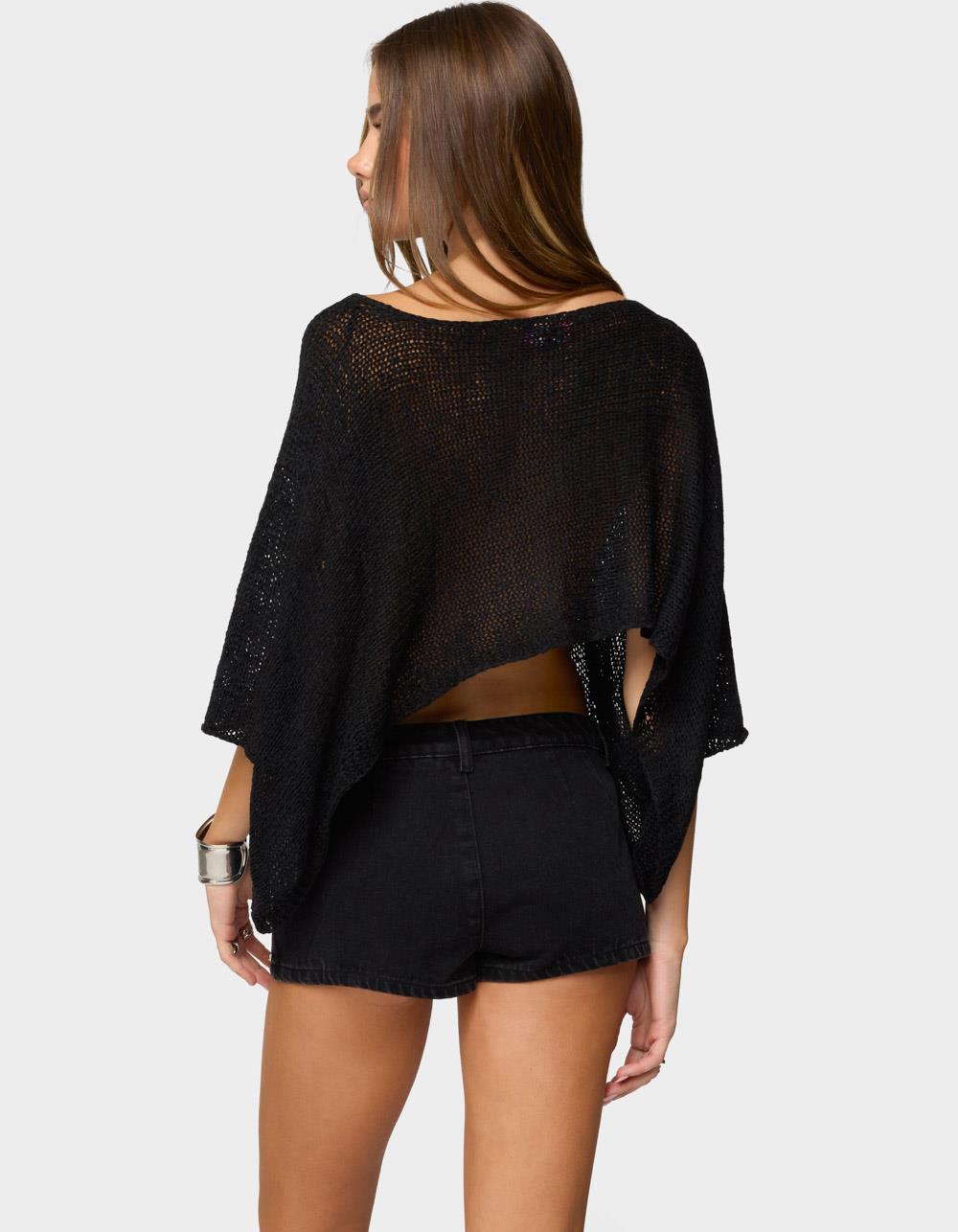 EDIKTED Laline Oversized Knit Crop Top