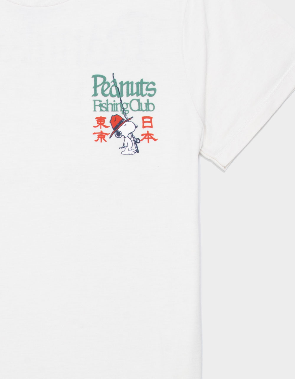 PEANUTS Fishing Club Boys Tee - CREAM